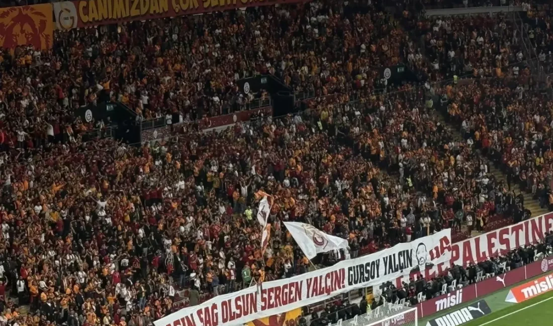 Galatasaray tribünleri, Sergen Yalçın'a