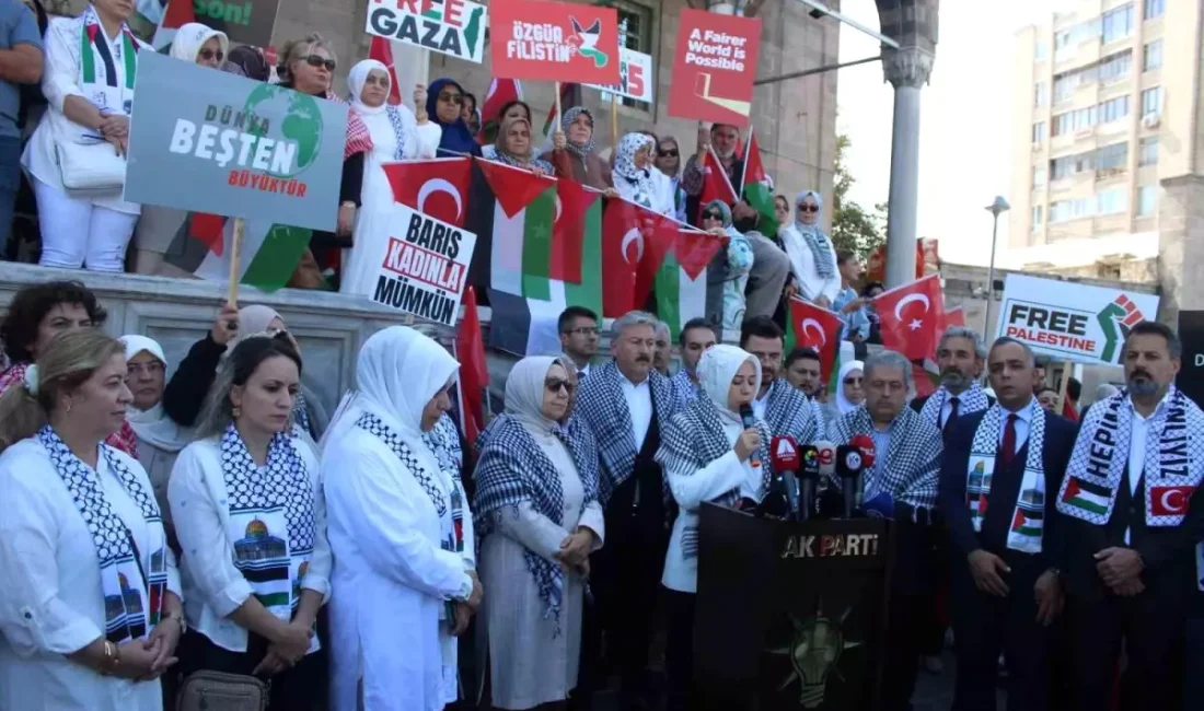 Kayseri kadınları Gaza için