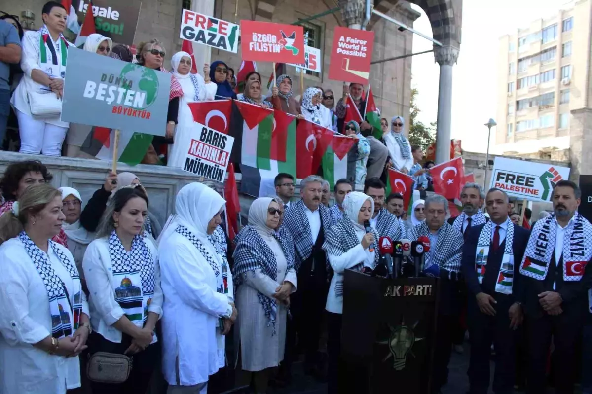 Gazze İçin El Ele: Kayseri Kadınlarından Ortak Duruş