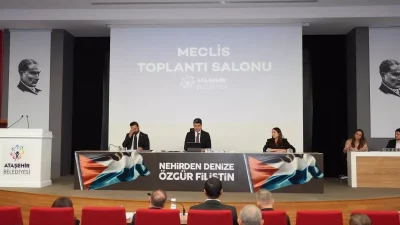 Gazze’deki Katliam ve İnsan Hakları Mücadelesi – Ataşehir Meclisi’nin Posteri