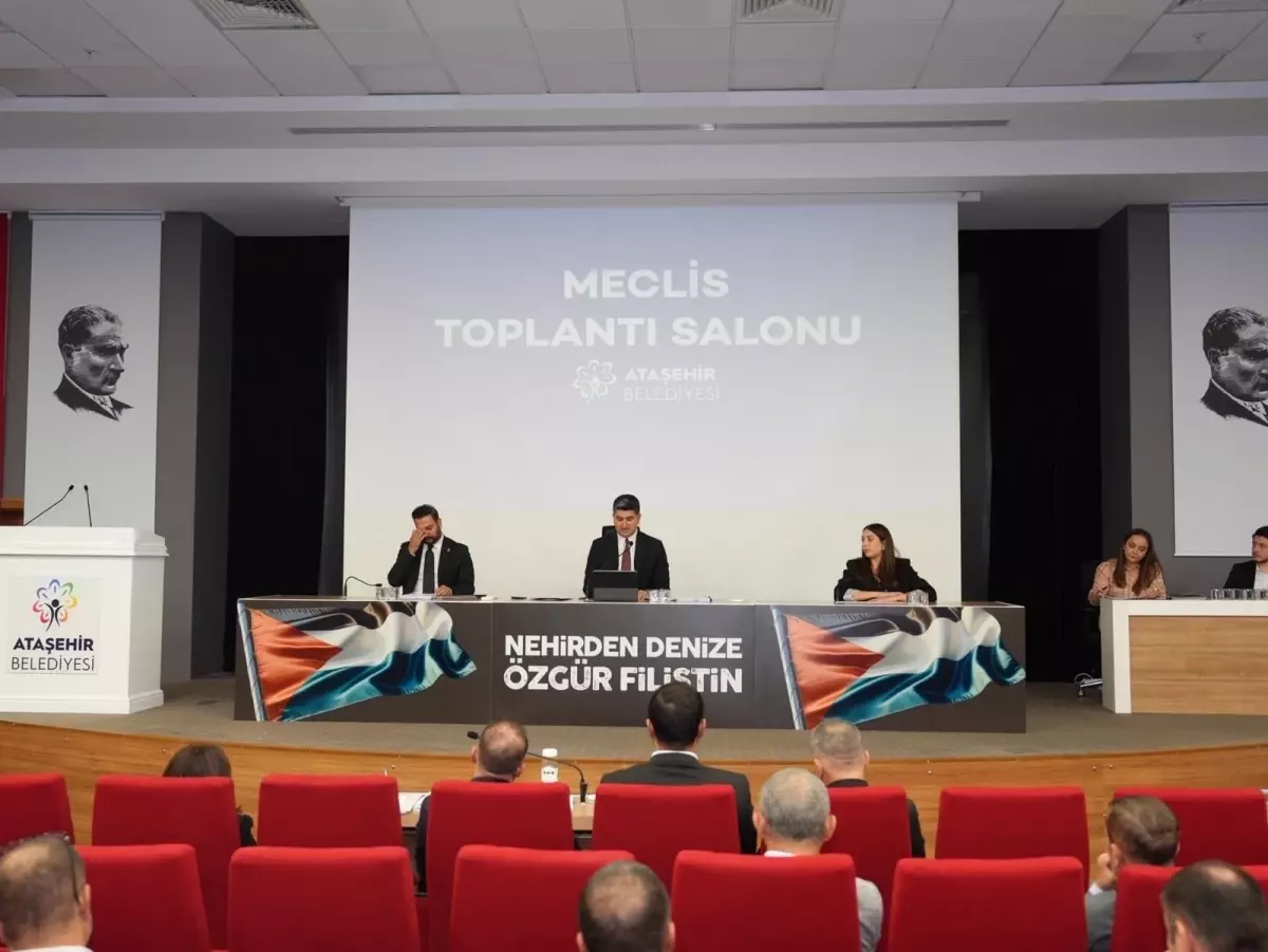 Gazze’deki Katliam ve İnsan Hakları Mücadelesi – Ataşehir Meclisi’nin Posteri