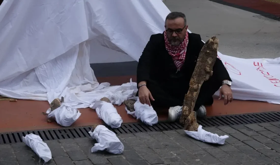 Gazze'deki katliamlara sanatla tepki
