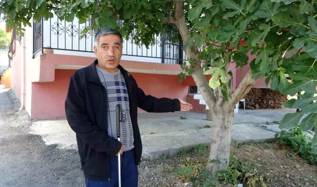 Görme engelli öğretmenin su