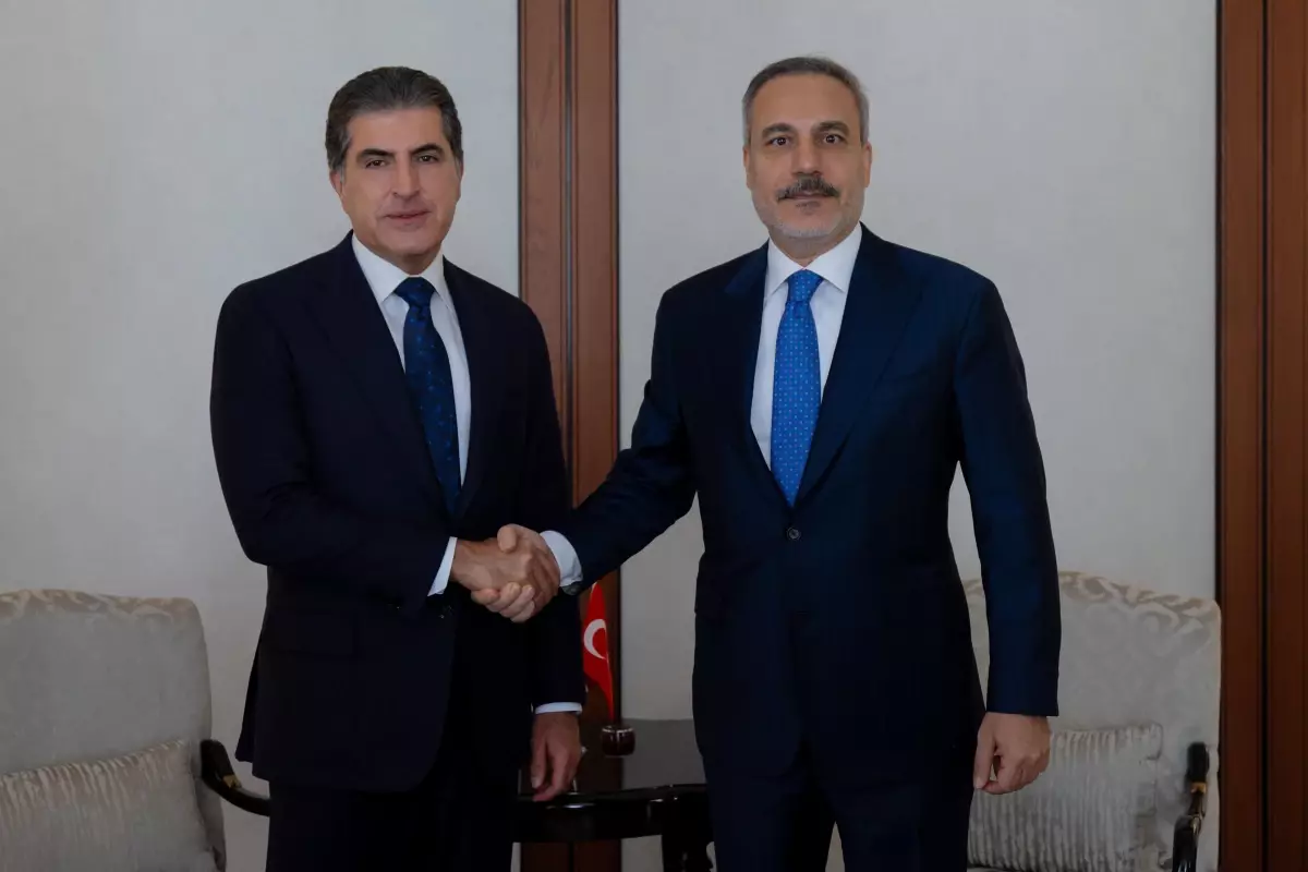 Hakan Fidan ve Neçirvan Barzani Ankara’da Bir Araya Geldi