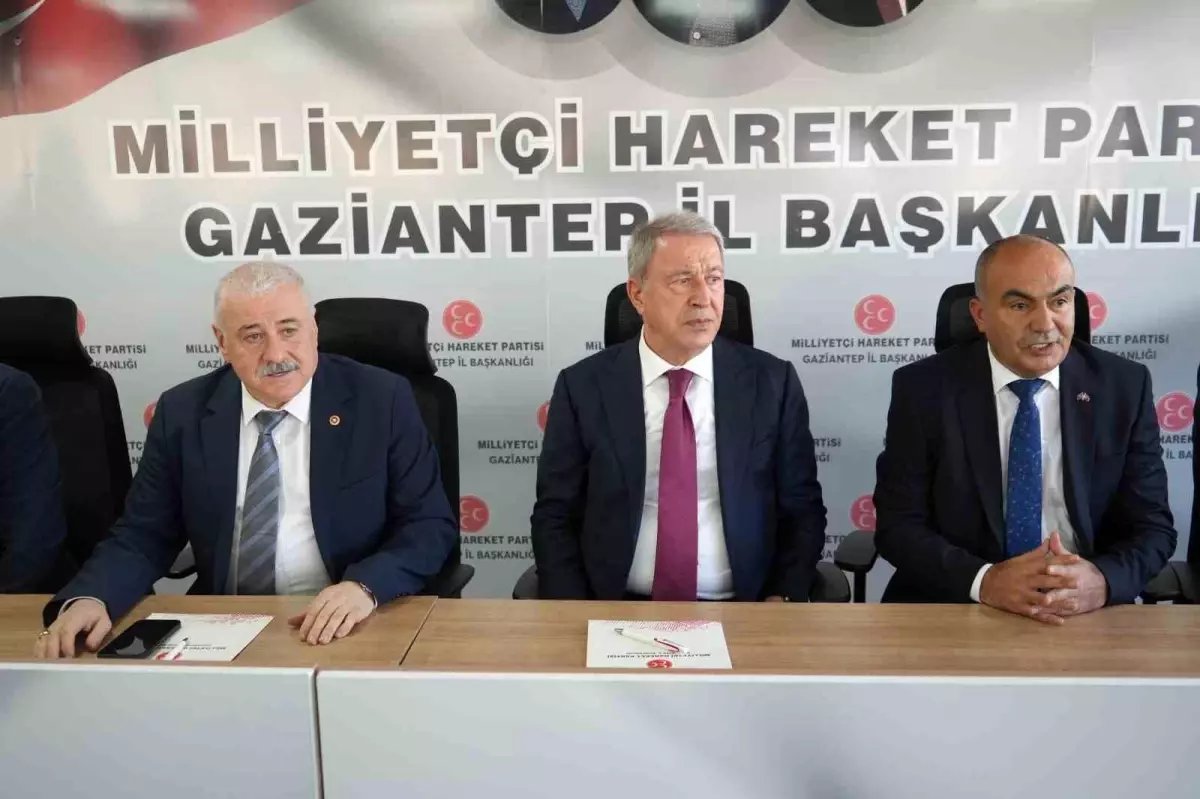 Hulusi Akar’dan Gaziantep’te Terör ve Güvenlik Vurgusu