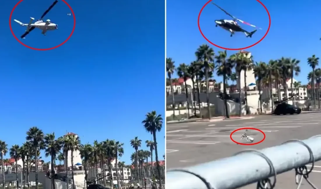 Huntington Beach'teki helikopter kazasında