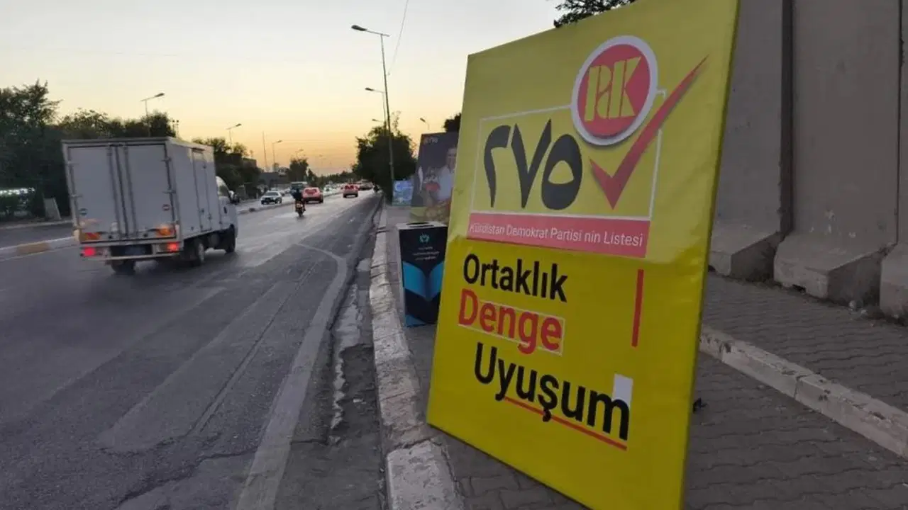 IKBY Seçim Kampanyasında Türkçe Afişlerle Dikkat Çekiyor