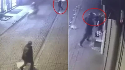 İstanbul’da Mahallede Gerginlik: Yaşlı Adam ve Motosikletli Arasında Olay Anları