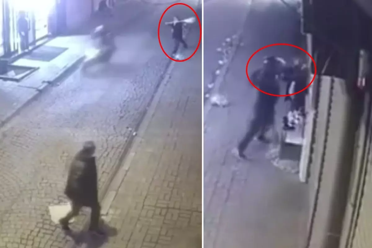 İstanbul’da Mahallede Gerginlik: Yaşlı Adam ve Motosikletli Arasında Olay Anları