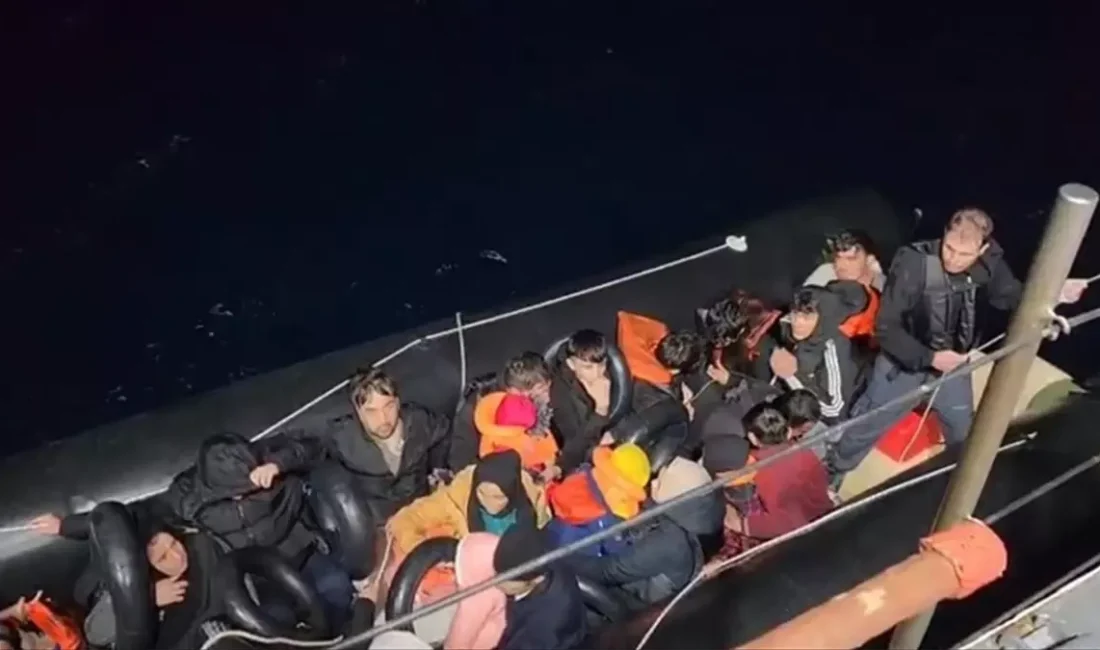 İzmir açıklarında düzenlenen operasyonda
