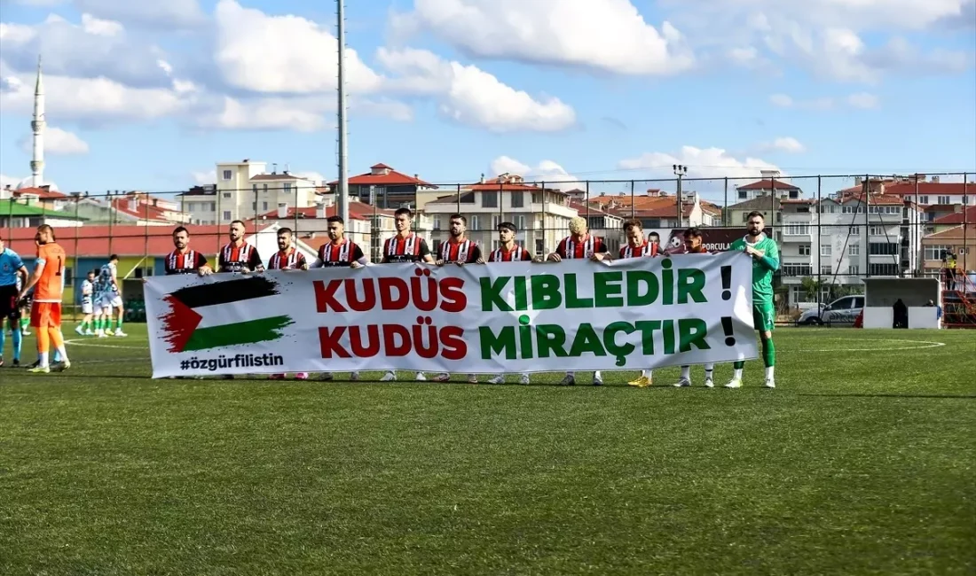 Kapaklıspor'un düzenlediği dayanışma gösterisiyle