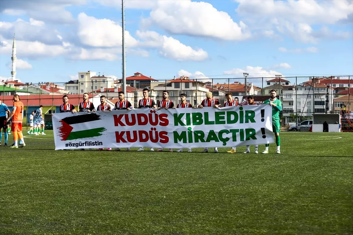 Kapaklı Spor Desteğiyle Filistin’e Dayanışma Gösterisi