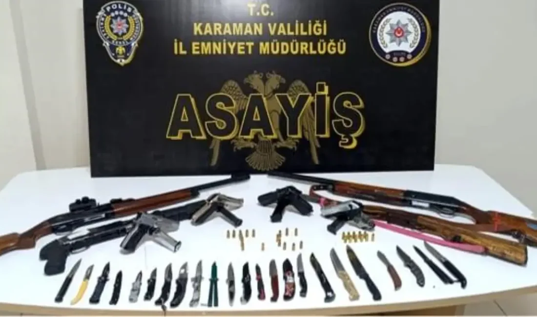 Karaman güvenlik güçlerinin başarılı