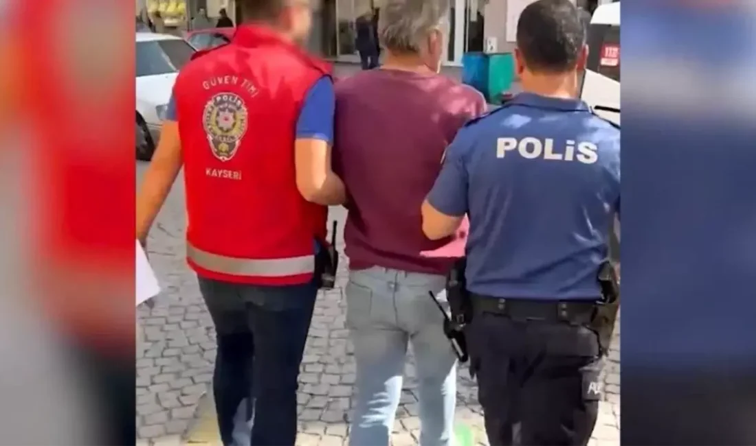 Kayseri'de aranan şahıs uyuşturucu