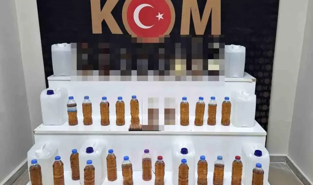Kırşehir'de kaçak içki ve