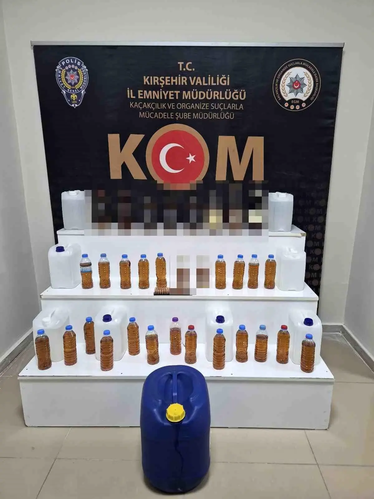Kırşehir’de Kaçak İçki ve Silah Operasyonu Başarısı