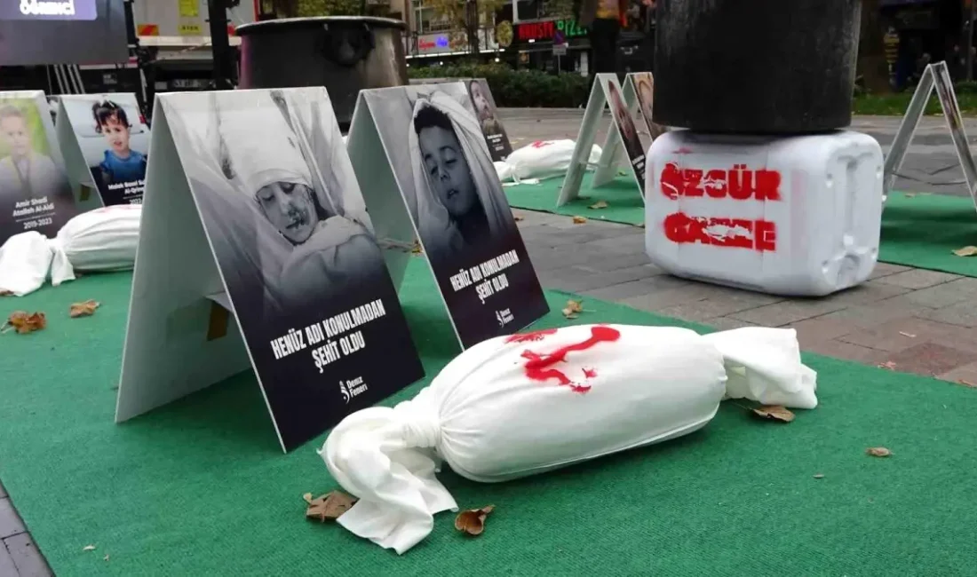 Kocaeli’de Gazze’nin yıkımını gözler