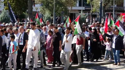 Konya’da Gazze’ye Destek Yürüyüşü ve Mitingi Etkinliği