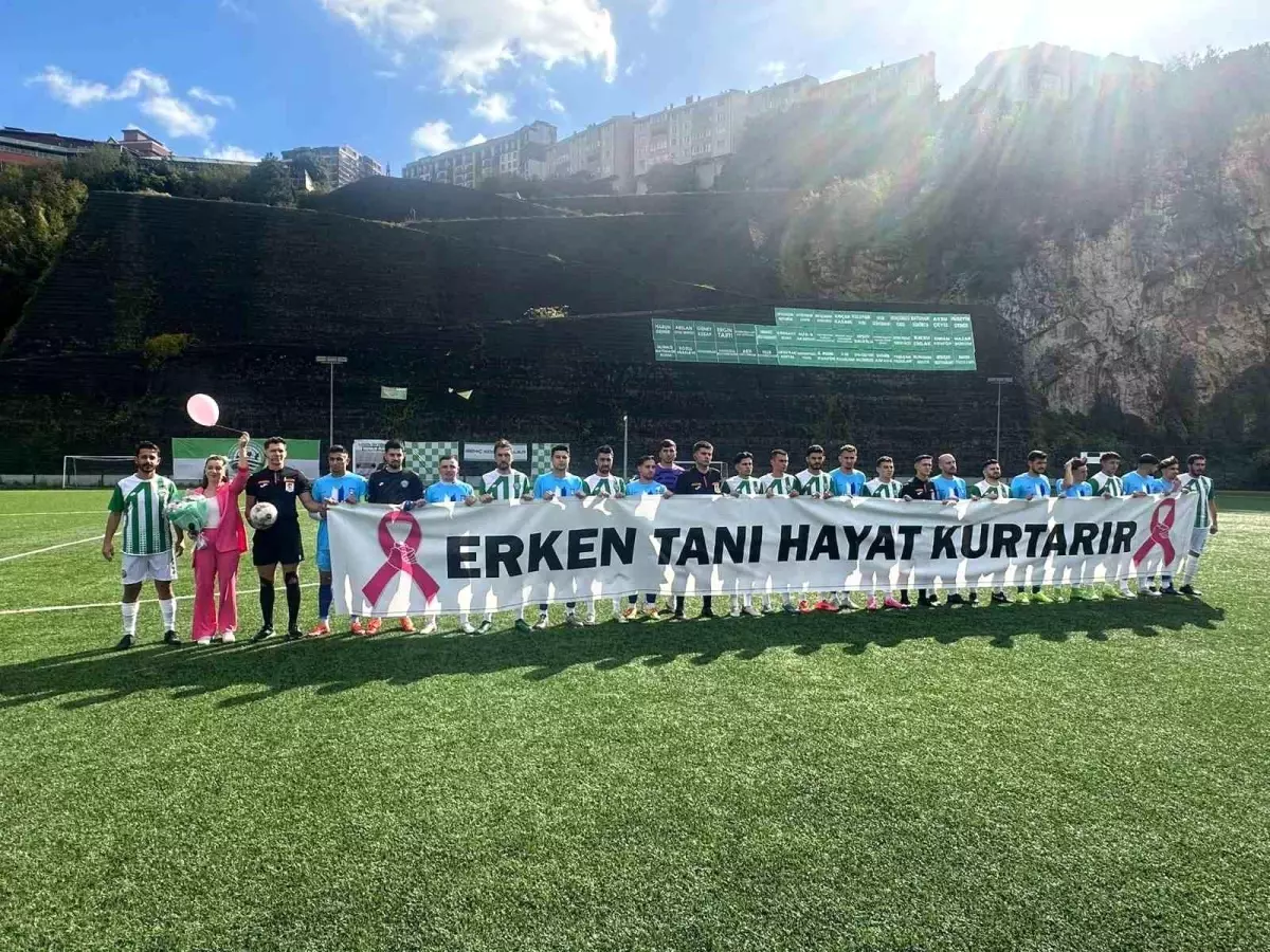 Kozlu Belediyespor’un Sezon Açılışında Kanseri Yenmiş Kadına Destek Programı