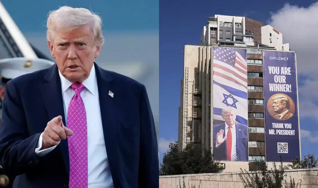 Kudüs’te Trump’a teşekkür gösterileri
