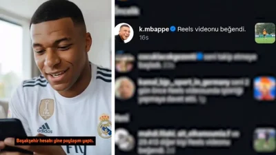 Kylian Mbappe’nin Başakşehir Paylaşımına Yaptığı Beğeni Sosyal Medyada Gündem Oldu