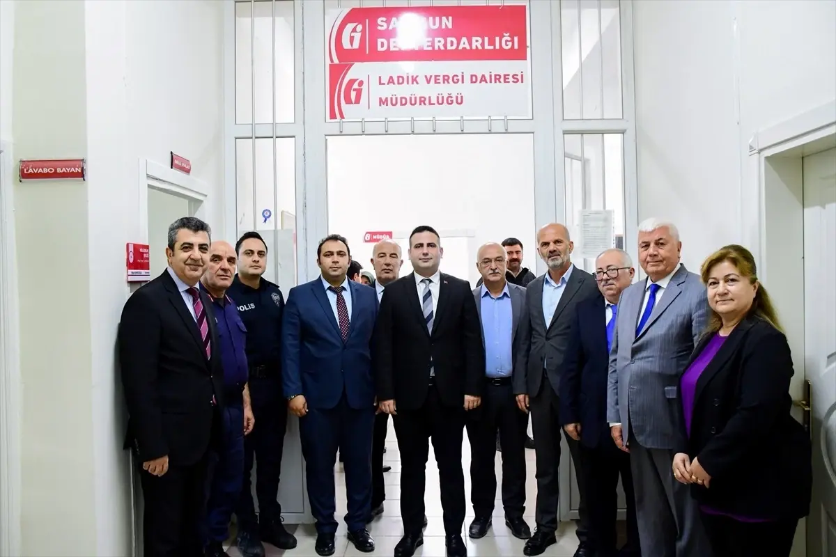 Ladik’te Vergi Dairesi Müdürlükleri Yeni Hizmet Noktası Oldu