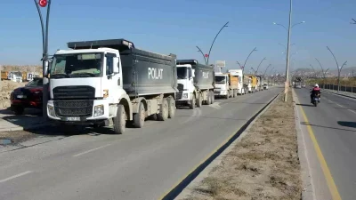 Malatya Hafriyat Kamyoncuları Trafik Cezalarına Karşı Tepkili