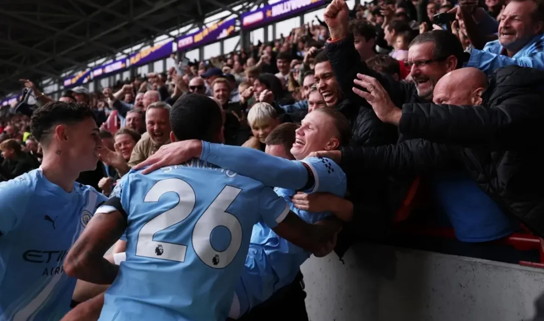 Manchester City, Brentford'u 1-0