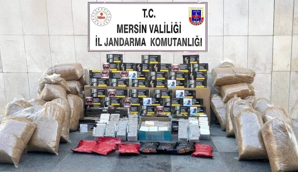 Mersin’de Kaçak Sigara Operasyonu: Gürültüştürüp Çok Sayıda Malzeme Ele Geçirildi