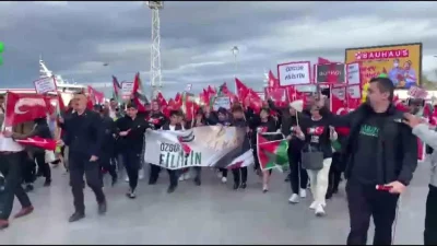 Mudanya’da Filistin İçin Yürüyüş ve Dayanışma Etkinliği