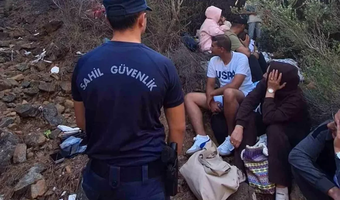 Muğla'da düzenlenen düzensiz göçmen