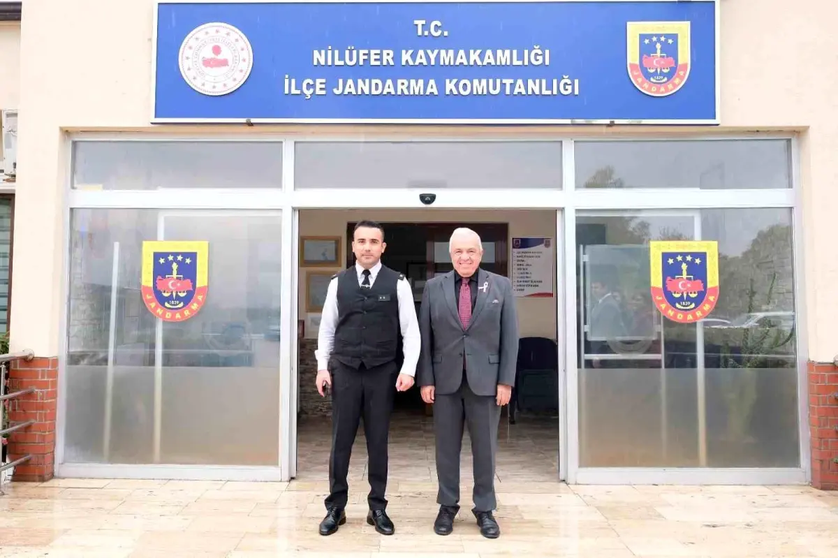 Nilüfer Belediye Başkanı’ndan Jandarma Komutanına Hayırlı Olsun Ziyareti