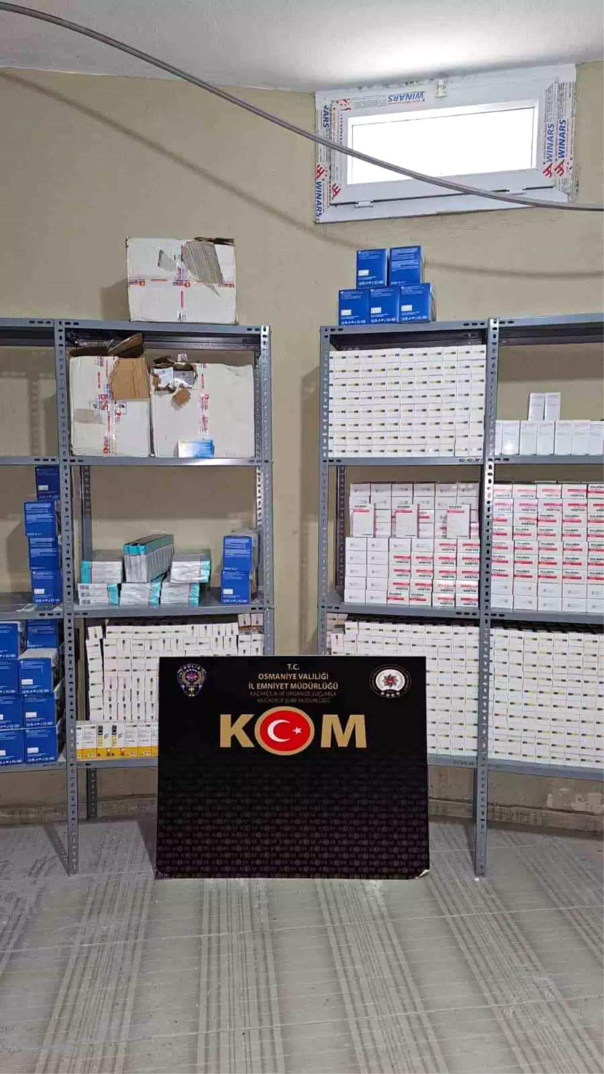 Osmaniye’de Yüklü Miktarda Kaçak İlaç Operasyonu Gerçekleştirildi