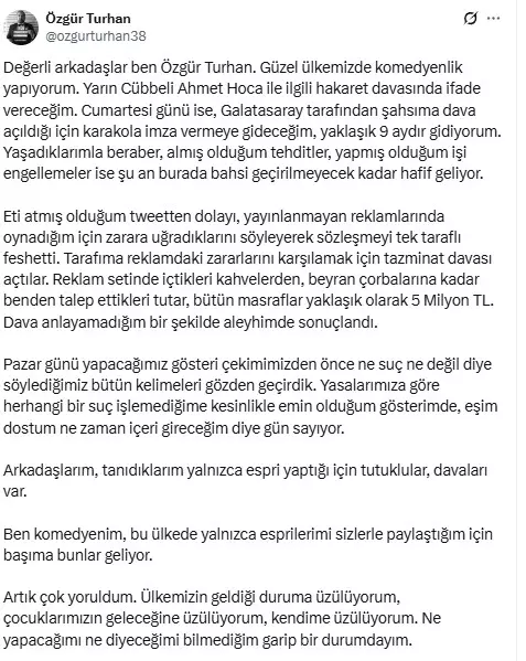 Özgür Turhan ve ETİ Davası: Reklam Anlaşması Feshi ve Gelişmeler