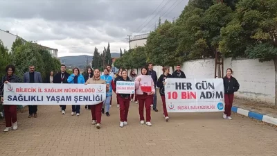 Pazaryeri’nde Sağlık İçin Günlük 10 Bin Adım Yürüyüşü Düzenlendi