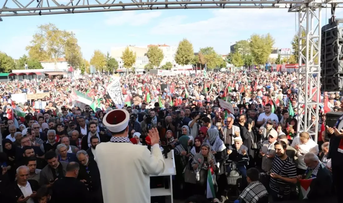 Sakarya’da Filistin’e destek için