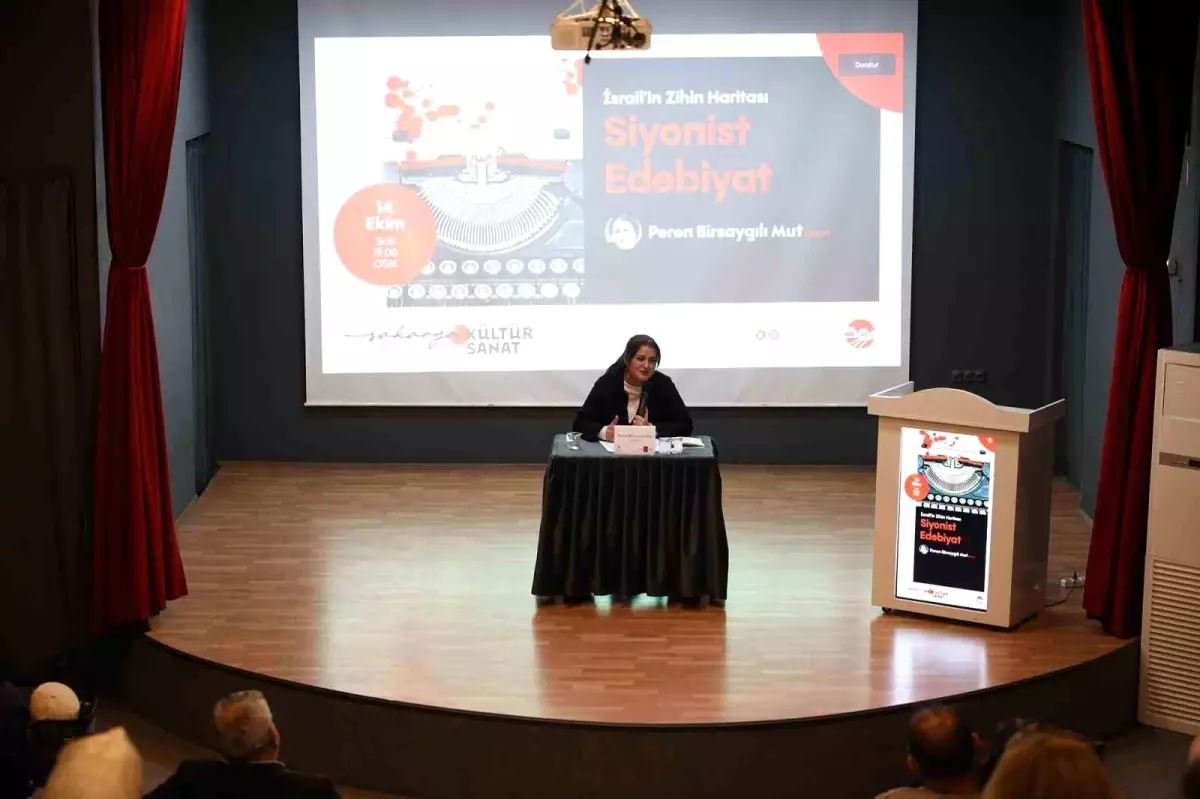 Sakarya’da Kültür-Sanat Haftasında Siyonist Edebiyat ve Gerçekler Üzerine Bir Söyleşi