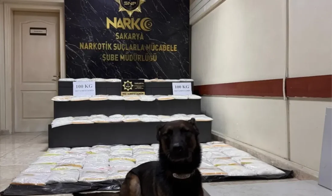 Sakarya'da düzenlenen uyuşturucu operasyonunda