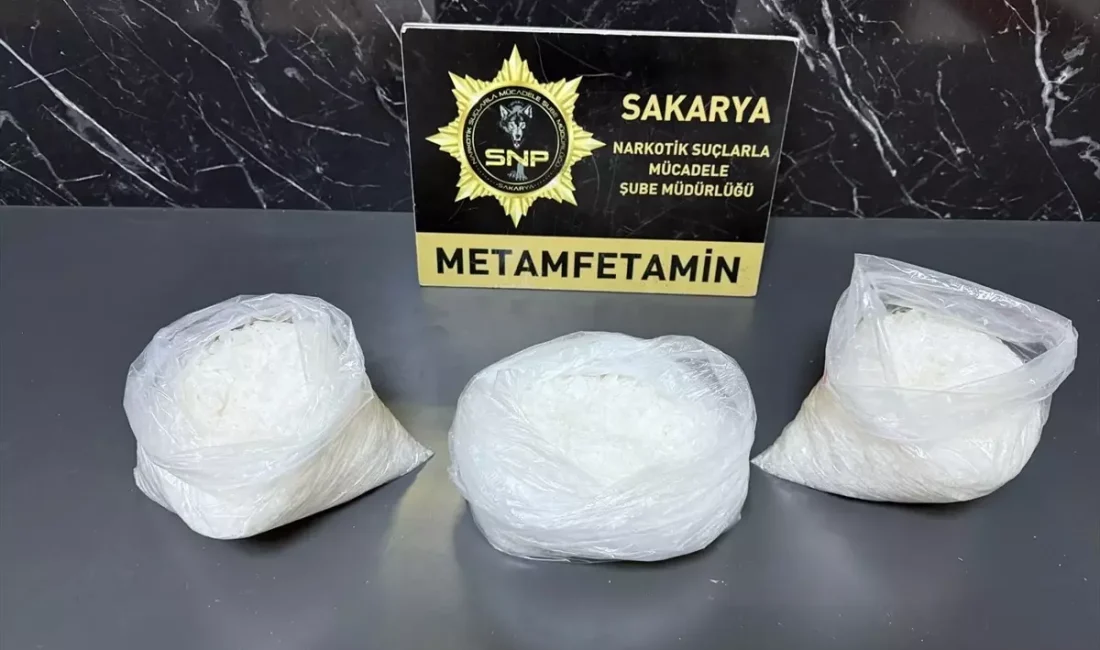 Sakarya'da düzenlenen uyuşturucu operasyonu