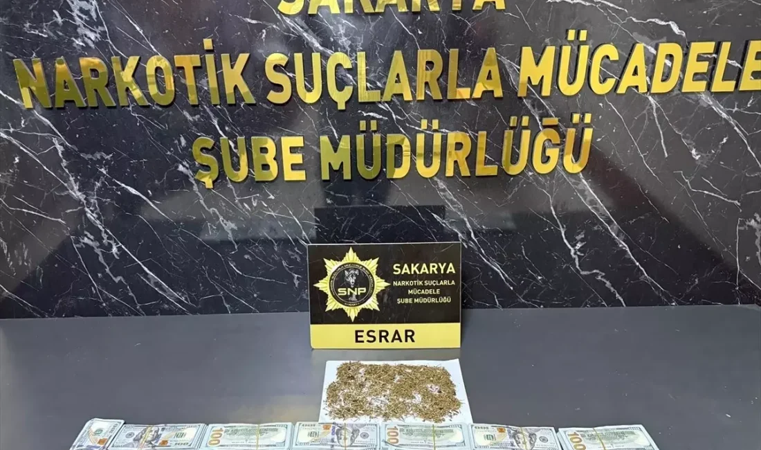 Sakarya'da yapılan uyuşturucu ve