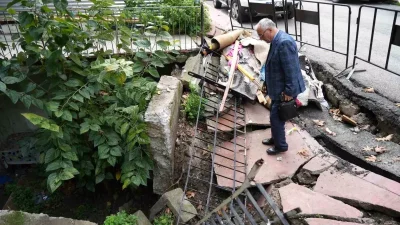 Samsun İlkadım’da Sağanak Sonrası Yaşanan Kaldırım Çökmeleri ve Mağduriyetler