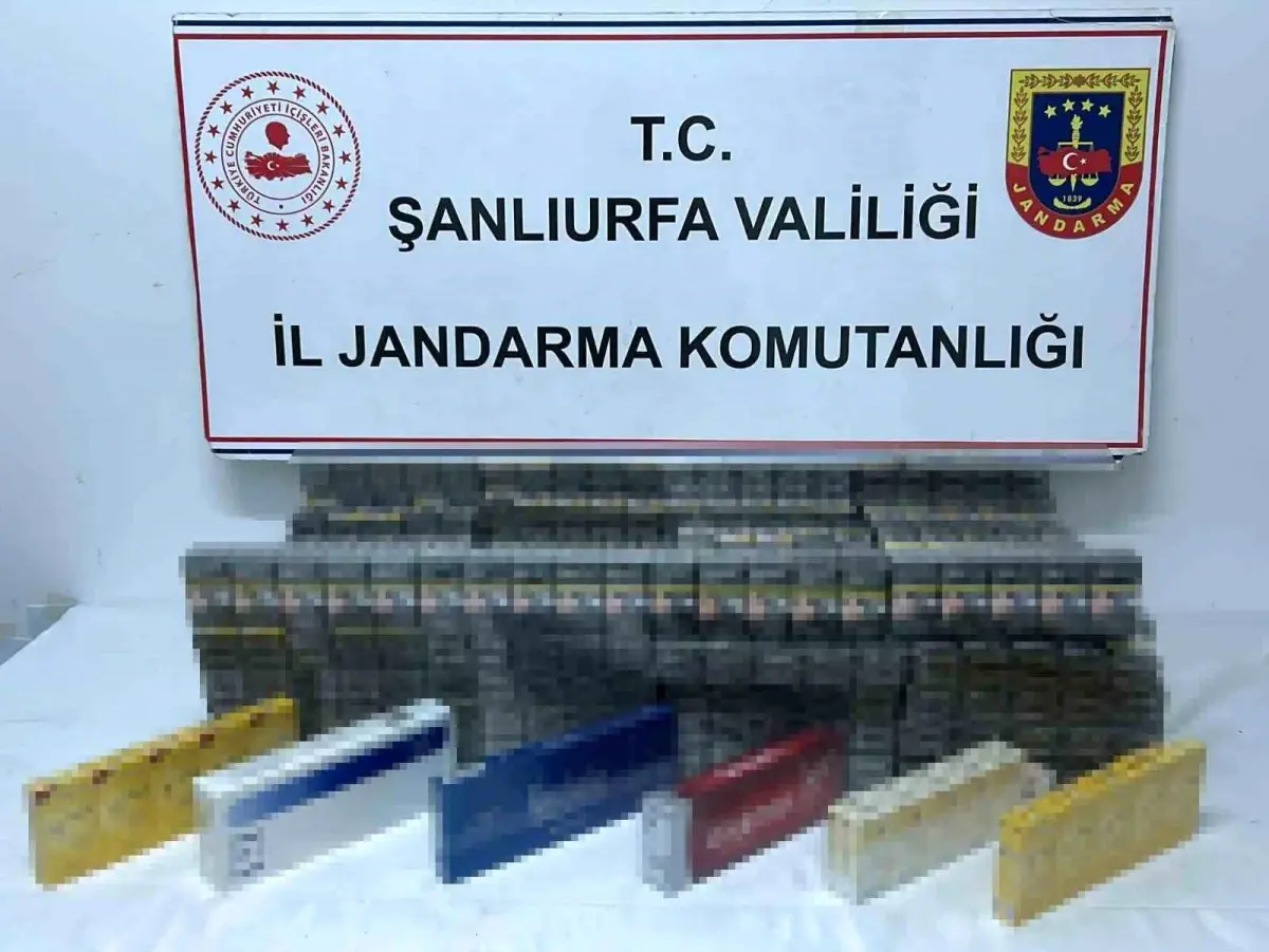 Şanlıurfa’da Kaçak Sigara ve Alkol Operasyonu Başarısı