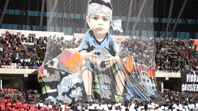 Sivasspor Taraftarlarından Gazze’ye Destek Anlamlı Koreografiyle Gösterildi