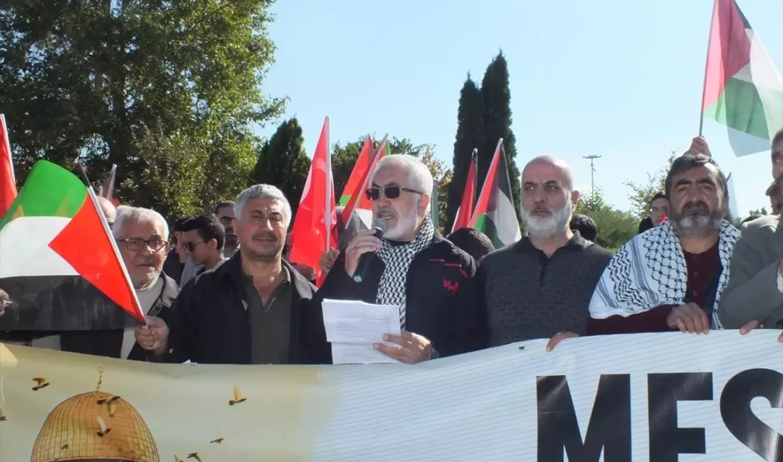 Sivas'ta Filistin için gönüllü