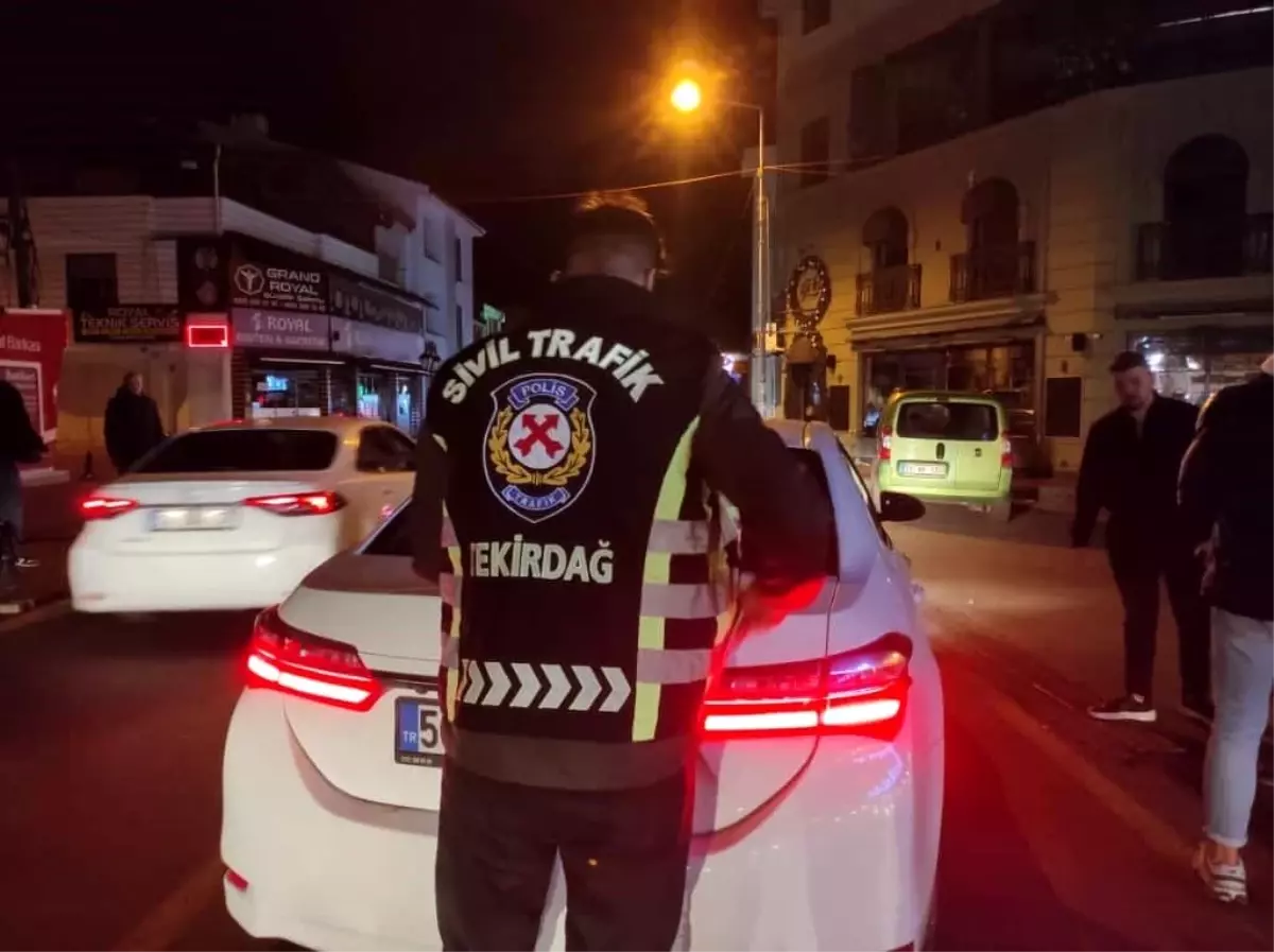 Süleymanpaşa’da Sivil Trafik Denetiminde İlginç Sürücü Olayı