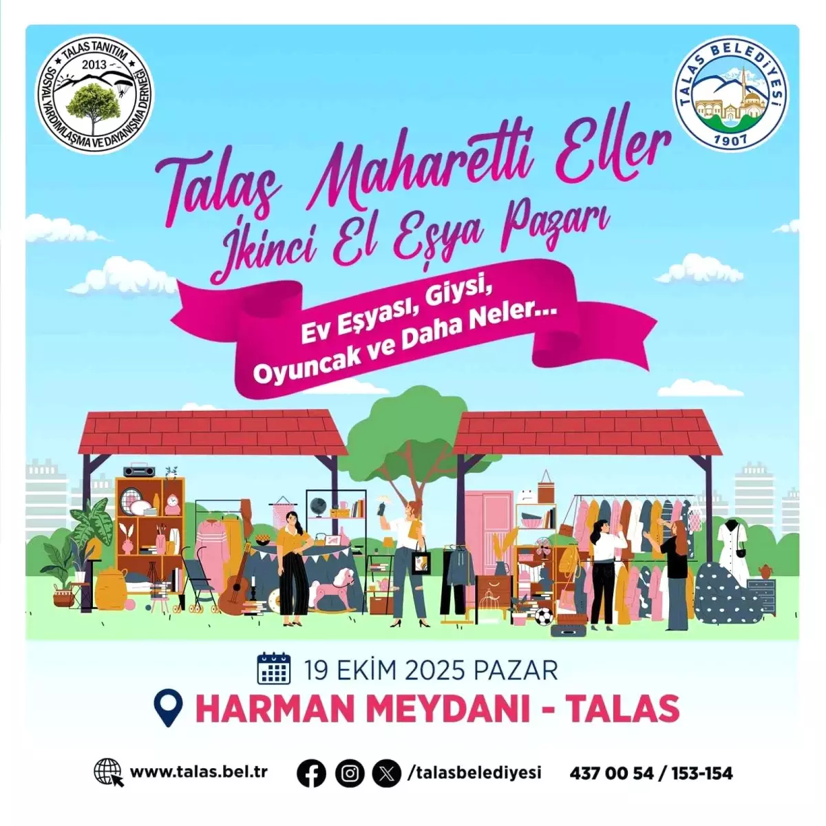 Talas’ta Sürdürülebilir Yaşam ve Dayanışma Kampanyasıyla Yeni Bir Dönem Başlıyor