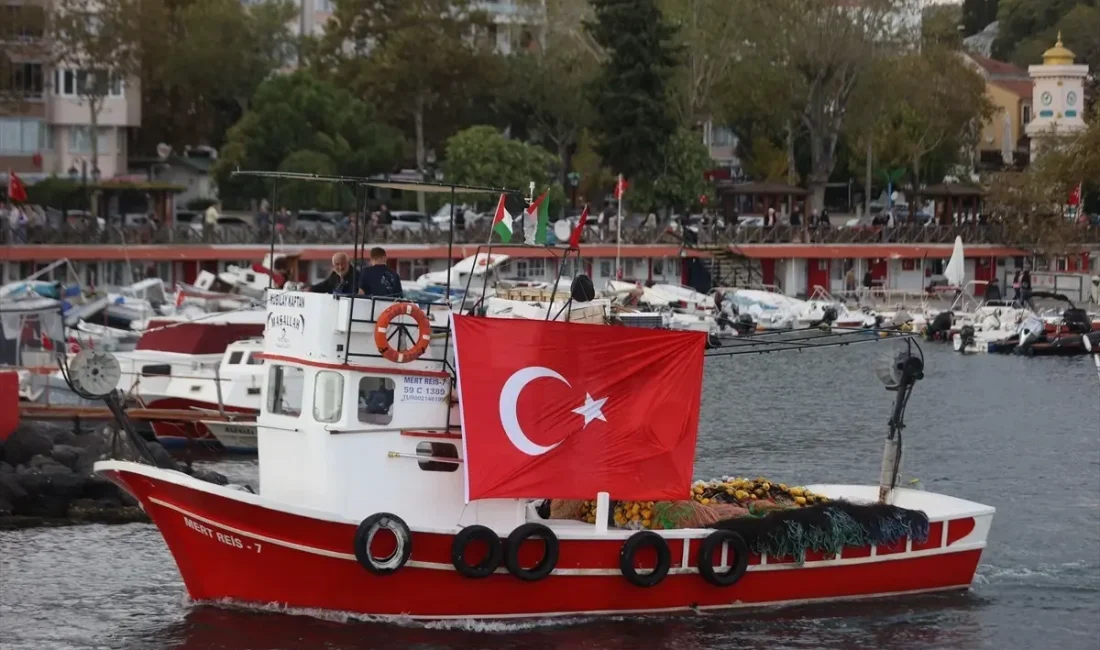 Tekirdağ'da Filistin desteği için