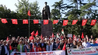 Trabzon’da Gazze İçin Duyarlılık ve Dayanışma Yürüyüşü