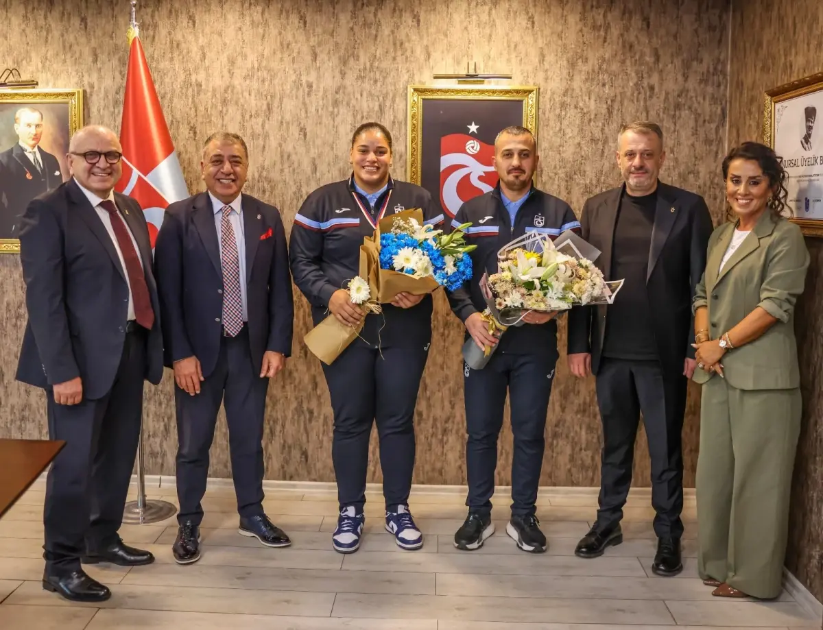 Trabzonspor Kulübü, Avrupa Şampiyonu Milli Boksör Havvanur Kethüda’yı Ağırladı