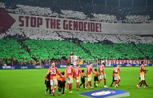 UEFA'ya Galatasaray Taraftarlarının Provokatif Koreografisi Soruşturması